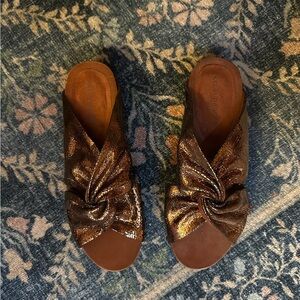 Kelsi Dagger Brown Mules Comfortable Classic Design